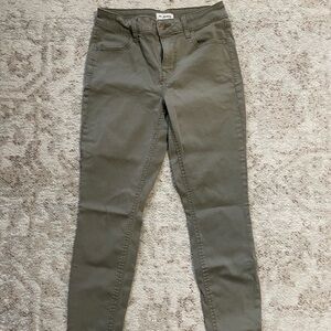 Maurices Women's Skinny Jeans in Khaki Green